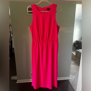 J Crew Sleeveless Pink dress 10 Tall